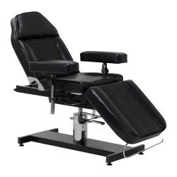 Silla de tatuaje Pro Ink 210DH con una cuna negra Silla de tatuaje Pro Ink 210DH con una cuna negra