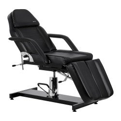 Sillón de belleza con pedicura hidráulica Sillon 210 con función de balanceo y reposapiés dividido negro Sillón de belleza con pedicura hidráulica Sillon 210 con función de balanceo y reposapiés dividido negro