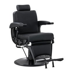 Silla de barbero con función de masaje Gabbiano Continental negra Silla de barbero con función de masaje Gabbiano Continental negra